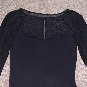 Long sleeve top with mesh NEVER WORN